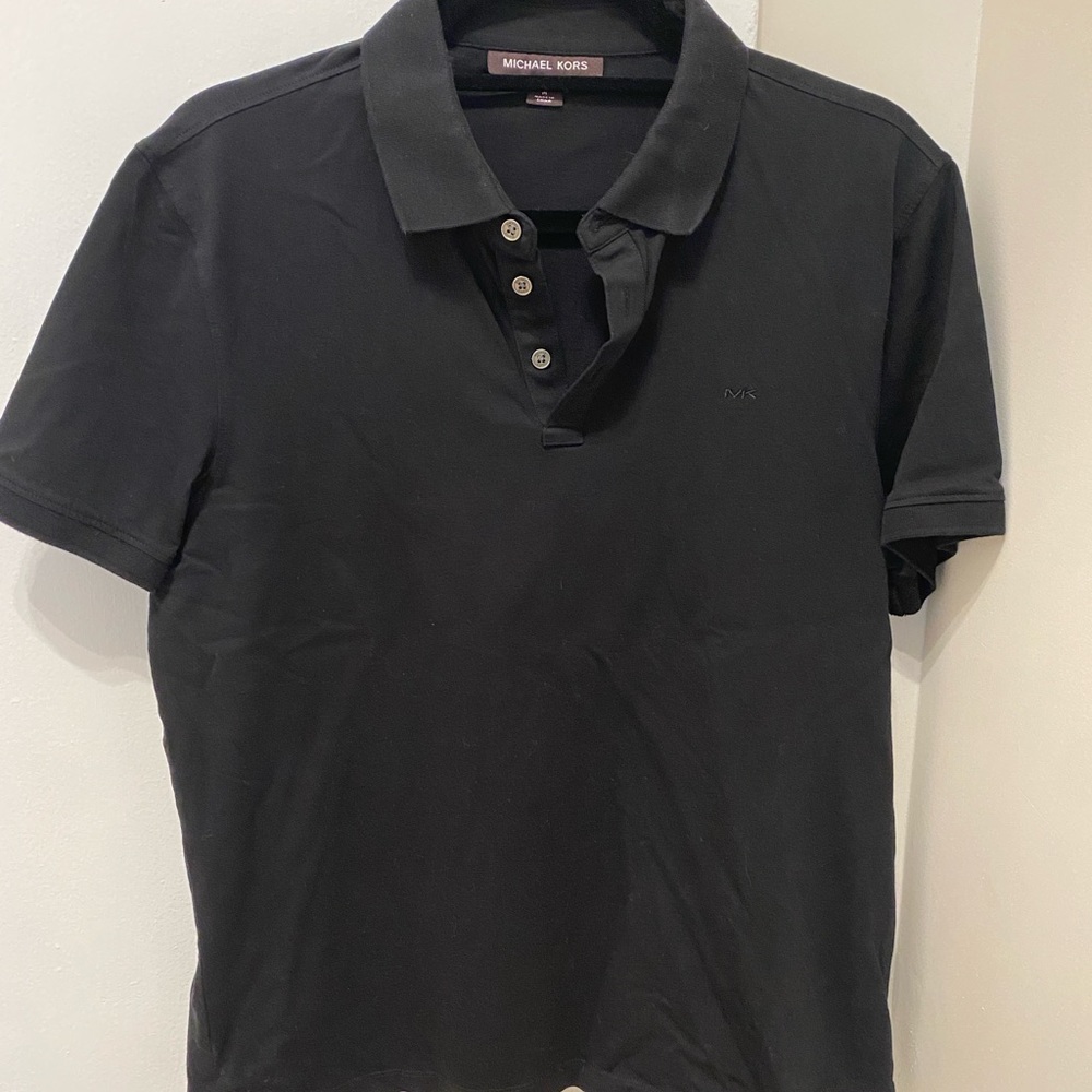 Michael Kors Black Men's Polo Shirt
